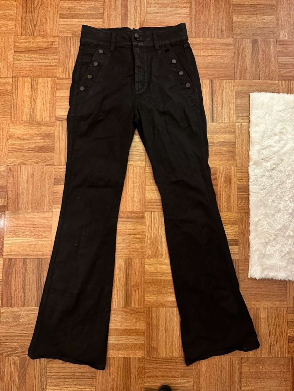 Joe’s Jeans High Rise Black Flare Pants